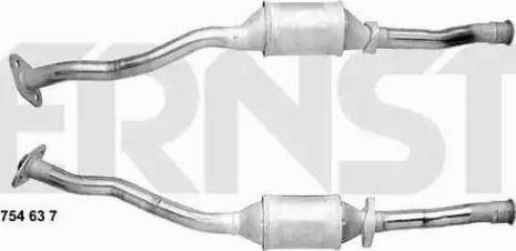 ERNST 754637 - Catalytic Converter car-mod.net