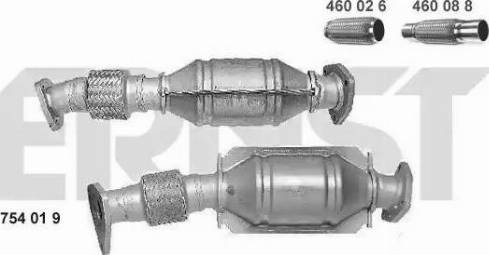 ERNST 754019 - Catalytic Converter car-mod.net