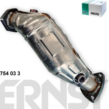 ERNST 754033 - Catalytic Converter car-mod.net