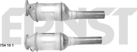 ERNST 754101 - Catalytic Converter car-mod.net