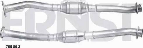 ERNST 755863 - Catalytic Converter car-mod.net