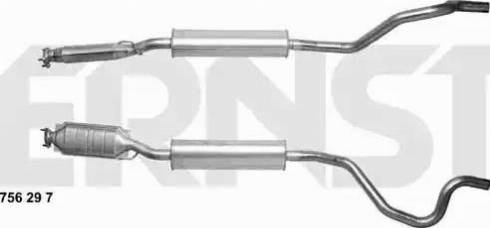 ERNST 756297 - Catalytic Converter car-mod.net
