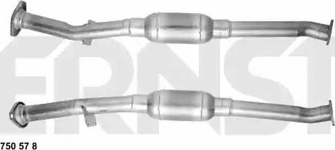 ERNST 750578 - Catalytic Converter car-mod.net