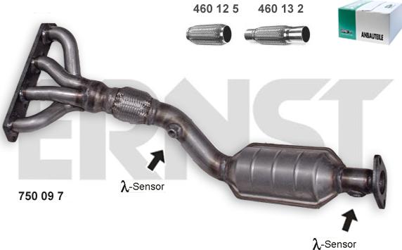 ERNST 750097 - Catalytic Converter car-mod.net