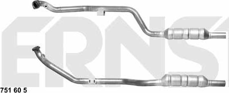ERNST 751605 - Catalytic Converter car-mod.net