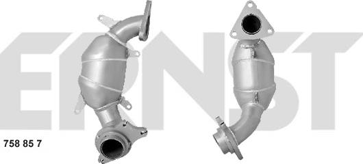 ERNST 758857 - Catalytic Converter car-mod.net