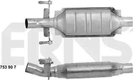 ERNST 753907 - Catalytic Converter car-mod.net