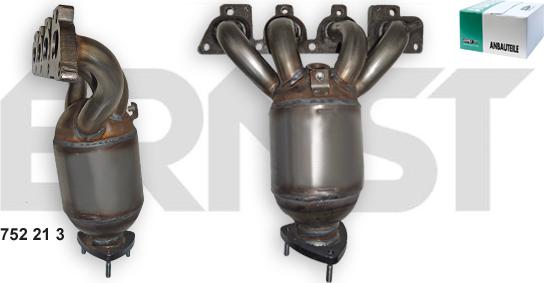 ERNST 752213 - Catalytic Converter car-mod.net