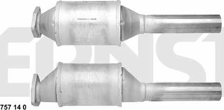 ERNST 757140 - Catalytic Converter car-mod.net