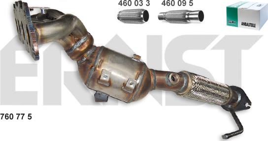 ERNST 760775 - Catalytic Converter car-mod.net