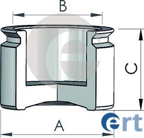 ERT 150981-C - Piston, brake caliper car-mod.net