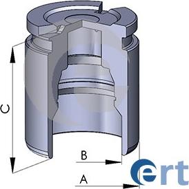 ERT 150555-C - Piston, brake caliper car-mod.net