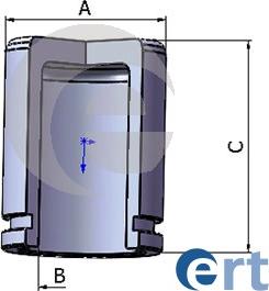 ERT 150860-C - Piston, brake caliper car-mod.net