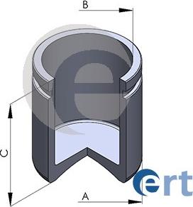 ERT 150281-C - Piston, brake caliper car-mod.net