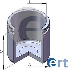 ERT 150266-C - Piston, brake caliper car-mod.net