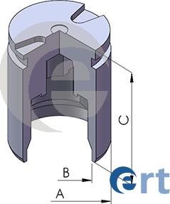 ERT 150226-C - Piston, brake caliper car-mod.net