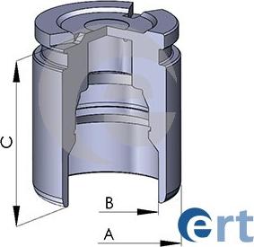ERT 150220-C - Piston, brake caliper car-mod.net