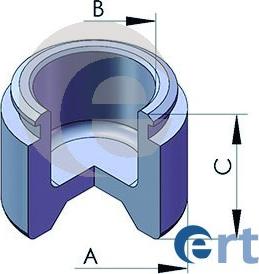 ERT 150223-C - Piston, brake caliper car-mod.net