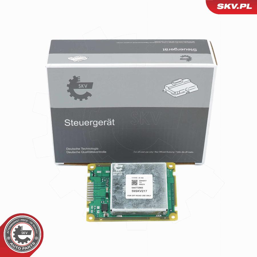 Esen SKV 59SKV217 - Control Unit, lights car-mod.net