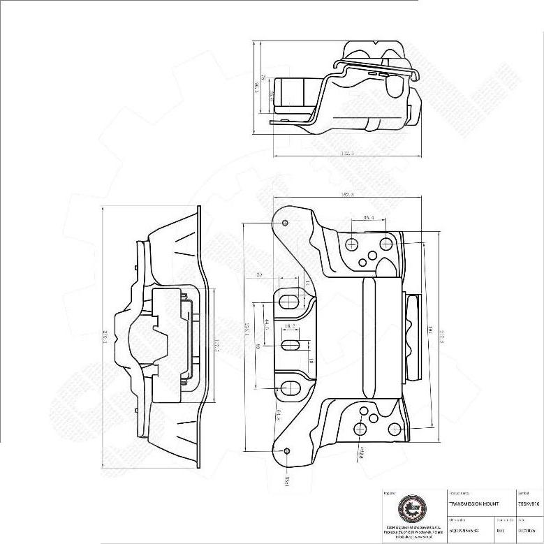 Esen SKV 75SKV816 - Mounting, automatic transmission car-mod.net