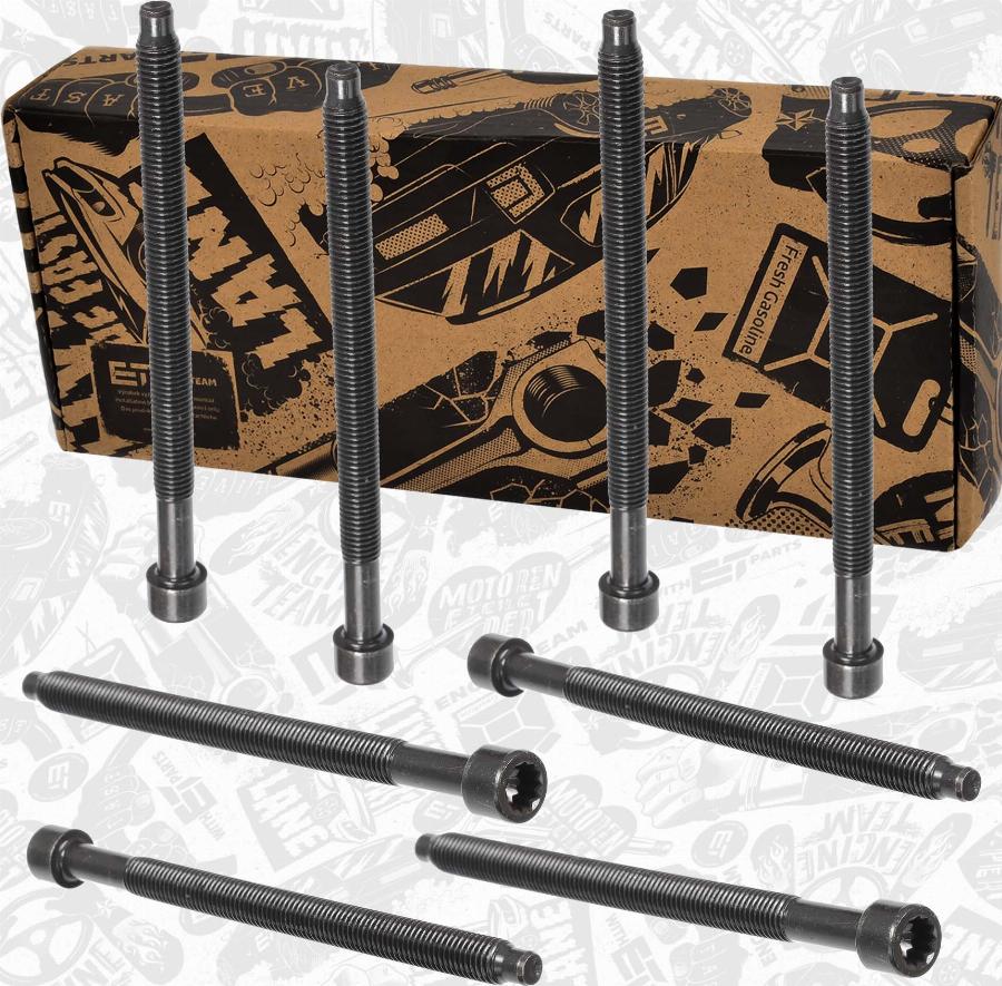 ET Engineteam BS0058 - Bolt Kit, cylinder head car-mod.net