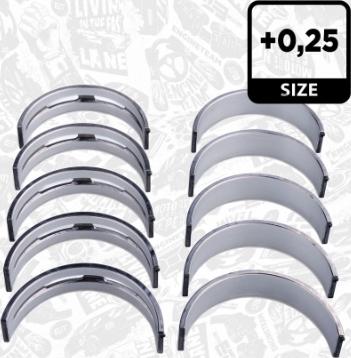 ET Engineteam LH005125 - Crankshaft Bearing Set car-mod.net