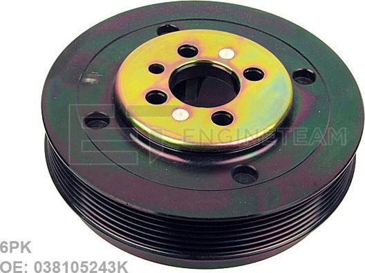 ET Engineteam PC0007 - Belt Pulley, crankshaft car-mod.net