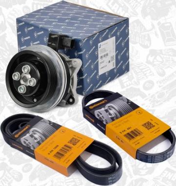 ET Engineteam PW0010VR1 - Water Pump + V-Ribbed Belt Set car-mod.net