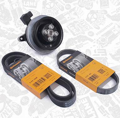 ET Engineteam PW0010 - Water Pump + V-Ribbed Belt Set car-mod.net