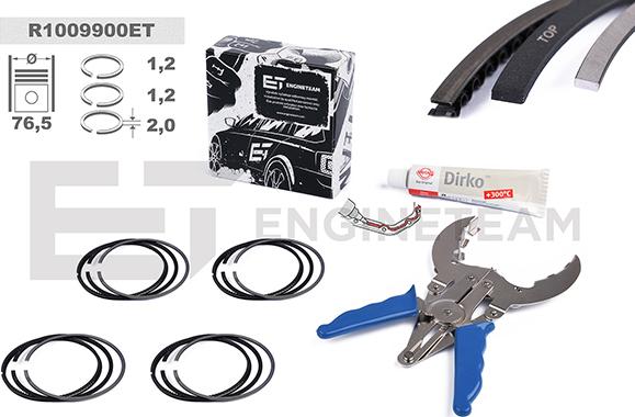 ET Engineteam R1009900ET - Piston Ring Kit car-mod.net