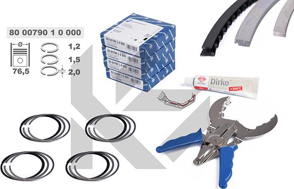 ET Engineteam R1009600KS - Piston Ring Kit car-mod.net