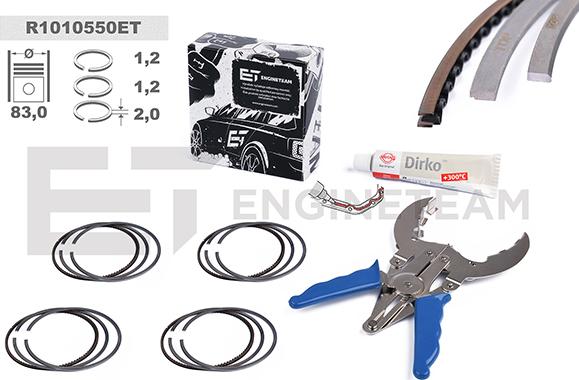 ET Engineteam R1010550ET - Piston Ring Kit car-mod.net