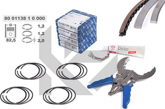 ET Engineteam R1010500KS - Piston Ring Kit car-mod.net