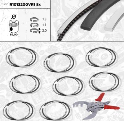 ET Engineteam R1013200VR1 - Piston Ring Kit car-mod.net