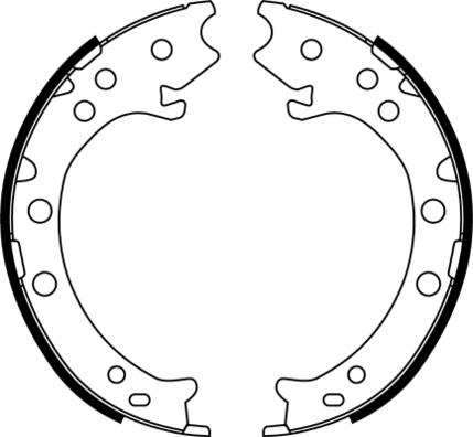 E.T.F. 09-0690 - Drum Brake Shoe Set car-mod.net