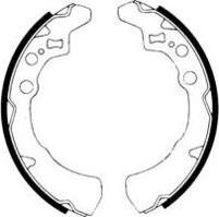 E.T.F. 09-0374 - Drum Brake Shoe Set car-mod.net