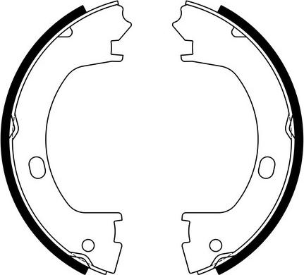 E.T.F. 09-0720 - Drum Brake Shoe Set car-mod.net