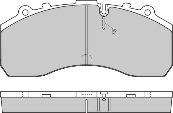 E.T.F. 12-5316 - Brake Pad Set, disc brake car-mod.net