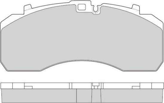 E.T.F. 12-5339 - Brake Pad Set, disc brake car-mod.net