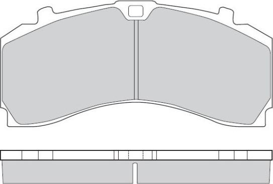 4U Autoparts 22911ME - Brake Pad Set, disc brake car-mod.net