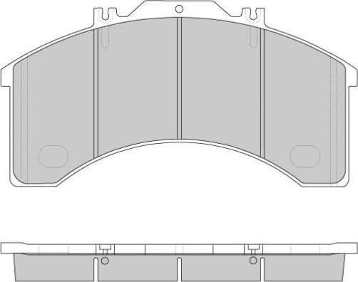 E.T.F. 12-5252 - Brake Pad Set, disc brake car-mod.net