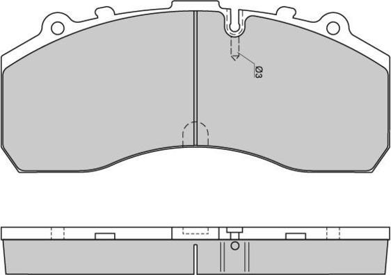 E.T.F. 12-5278 - Brake Pad Set, disc brake car-mod.net