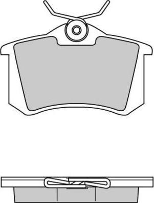 E.T.F. 12-0414 - Brake Pad Set, disc brake car-mod.net