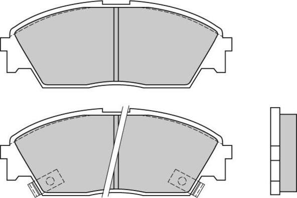 E.T.F. 12-0479 - Brake Pad Set, disc brake car-mod.net