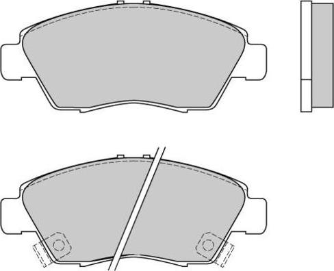 ADVICS-SEA C1N016T - Brake Pad Set, disc brake car-mod.net