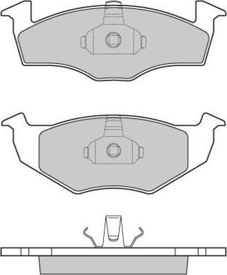E.T.F. 12-0682 - Brake Pad Set, disc brake car-mod.net