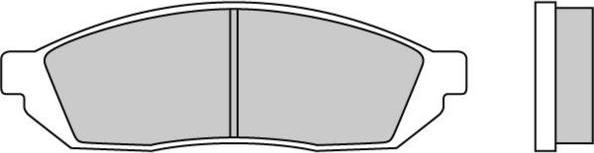 E.T.F. 12-0176 - Brake Pad Set, disc brake car-mod.net