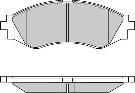 Akebono AN-983K - Brake Pad Set, disc brake car-mod.net