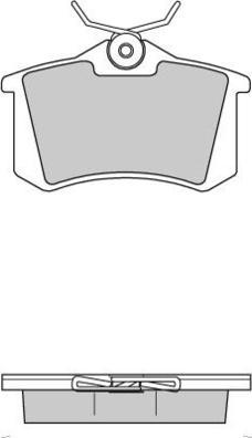 E.T.F. 12-0366 - Brake Pad Set, disc brake car-mod.net