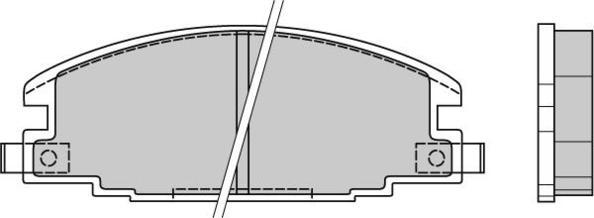 E.T.F. 12-0367 - Brake Pad Set, disc brake car-mod.net